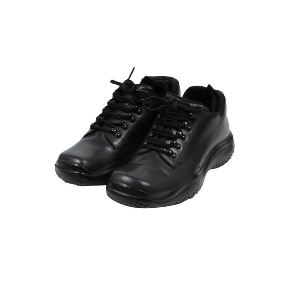 Prada Men Vintage AW99 Chunky Derby US8 UK7 Black Leather Square Toe Platform - Picture 3 of 11